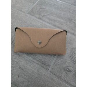 Ray‎ Ban Sunglasses Case Protective Eyeglasses Holder Tan